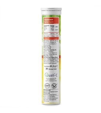 Nature'S Supreme Vitamin C Aromasız Yetişkin Vitamin 20 Tablet