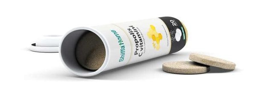 Shiffa Home Propolis & C Vitamini Propolis Yetişkin Vitamin 2x20 Tablet