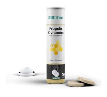 Shiffa Home Propolis & C Vitamini Propolis Yetişkin Vitamin 2x20 Tablet