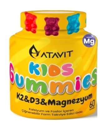 Atavit Kids Aromasız Çocuk Vitamin 60 Tablet