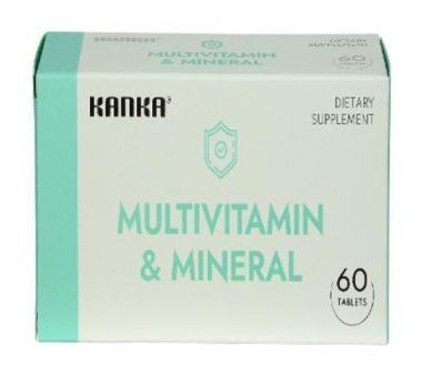 Kanka Multıvıtamın & Mıneral Aromasız Yetişkin Vitamin 60 Tablet