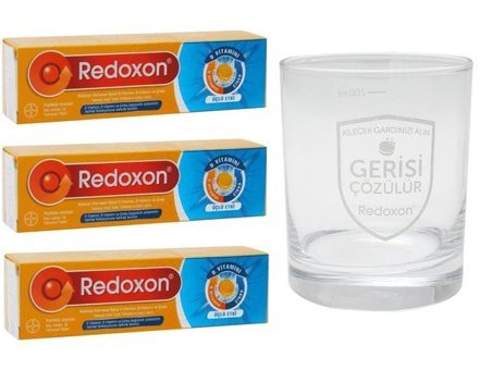 Redoxon Üçlü Etki Aromasız Yetişkin Vitamin 3x15 Tablet