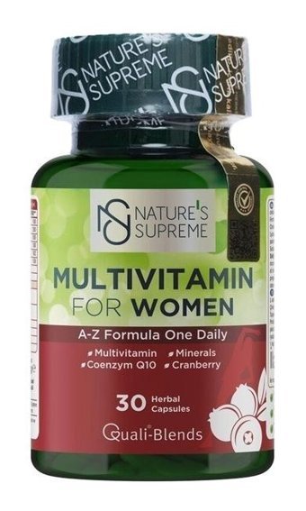 Nature'S Supreme Multivitamin For Women Aromasız Yetişkin Vitamin 30 Kapsül