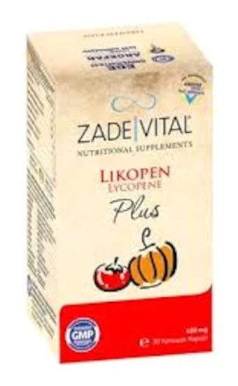 Zade Vital Likopen Plus Kabak Yetişkin Vitamin 30 Kapsül