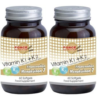 Force Nutrition Vitamin K1 + K2 Bitki Ekstralar Yetişkin Vitamin 60 Softgel