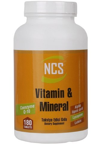 Ncs Vitamin Mineral Aromasız Yetişkin Vitamin 180 Tablet