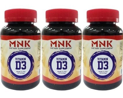 Mnk Vitamin D3 Aromasız Yetişkin Vitamin 3x120 Kapsül