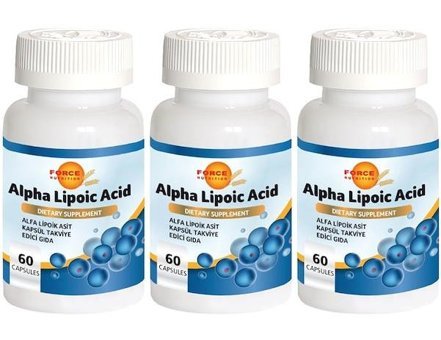Force Nutrition Alfa Lipolik Asit Aromasız Yetişkin Vitamin 3x60 Kapsül