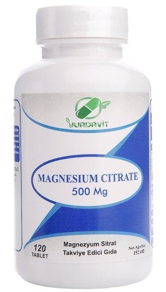 Magnesium Citrate Aromasız Yetişkin Vitamin 100 Tablet - 120 Tablet