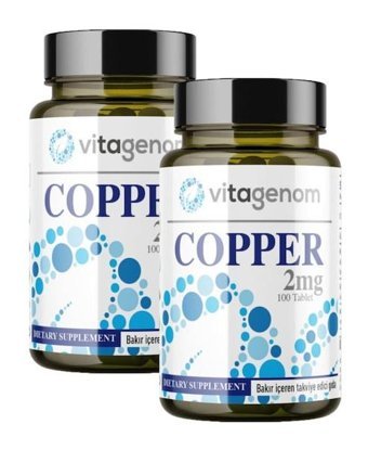 Vitagenom Copper Aromasız Yetişkin Vitamin 200 Tablet