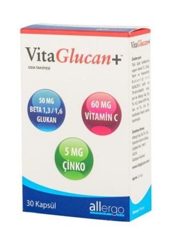 Vita Glucan Aromasız Yetişkin Vitamin 30 Kapsül