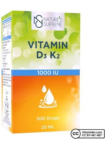 Nature'S Supreme Vitamin D3 Aromasız Yetişkin Vitamin 20 ml
