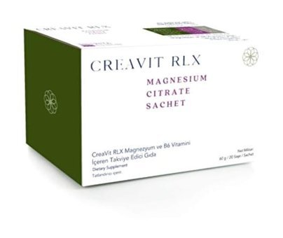Creavit Rlx Magnesium B6 Vitamini Aromasız Yetişkin Vitamin 20 Şase
