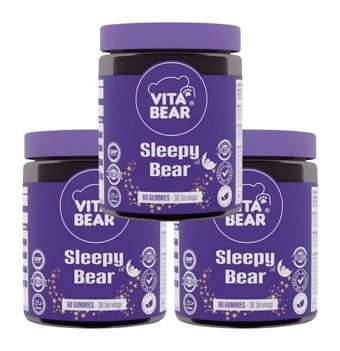 Vita Bear Sleepy Bear Meyveli Yetişkin Vitamin 60 Kapsül