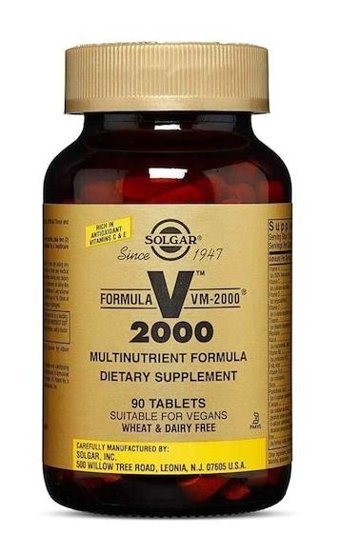 Solgar Formula Vm 2000 Aromasız Yetişkin Vitamin 90 Tablet