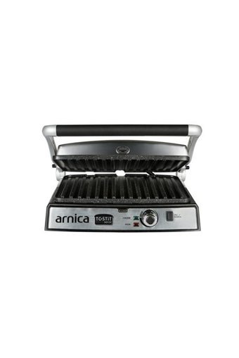 Arnica GH26240 6 Dilim Granit Çıkartılabilir Plaka Çift Taraflı 2000 W Izgaralı inox Tost Makinesi