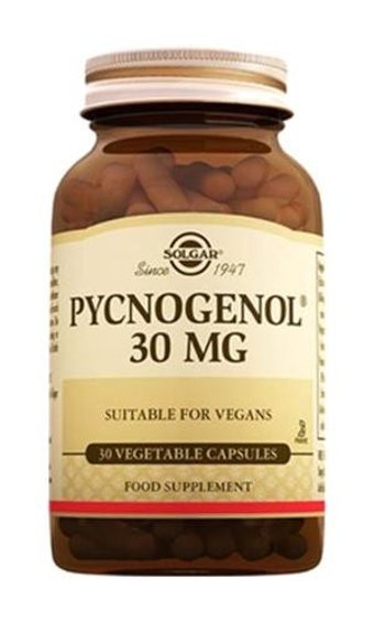 Solgar Pycnogenol Aromasız Yetişkin Vitamin 30 Kapsül