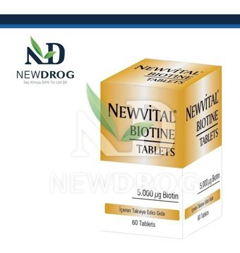 Newvital Biotin Aromasız Yetişkin Vitamin 60 Tablet