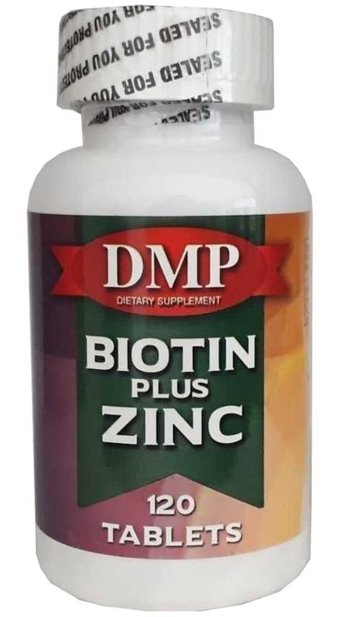 Dmp Biotin Plus Zinc Aromasız Yetişkin Vitamin 120 Tablet