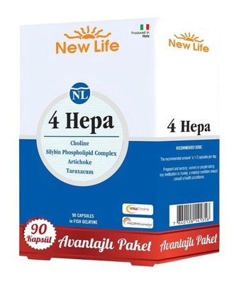 New Life 4 Hepa Aromasız Yetişkin Vitamin 90 Kapsül