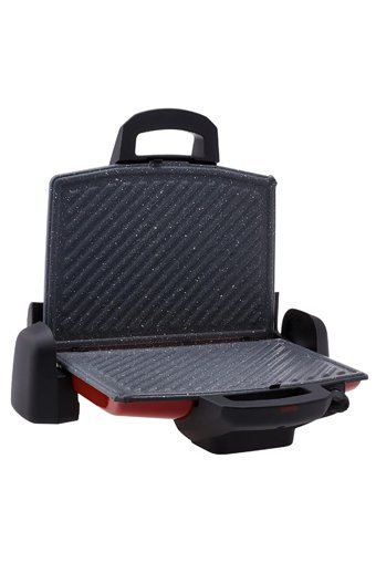 Emsan Magic Pro 6 Dilim Granit Çıkartılabilir Plaka Tek Yönlü 1800 W Izgaralı Kırmızı Tost Makinesi