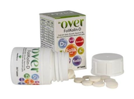Dr. Over Folikolin-D Bitki Ekstralar Yetişkin Vitamin 2x30 Tablet