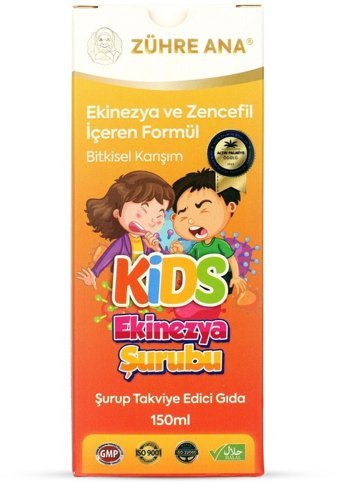 Zühre Ana Kids Ekinezya Ve Zencefil Zencefil Çocuk Vitamin 150 ml