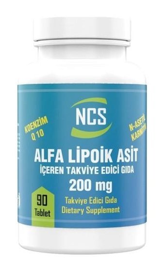 Ncs Alfa Lipoik Asit Aromasız Yetişkin Vitamin 90 Tablet