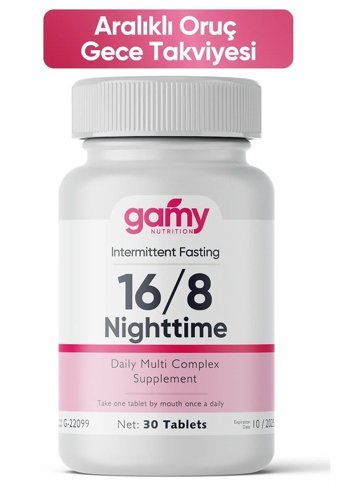 Gamy Daytime - Nighttime Aromasız Yetişkin Vitamin 30 Kapsül