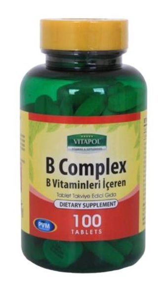 Trunature Vitamin B Complex Aromasız Yetişkin Vitamin 100 Tablet