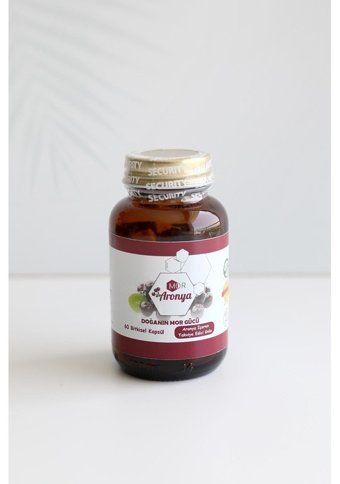Mor Aronya Bitkisel Kapsül Bitki Ekstralar Yetişkin Vitamin 60 Kapsül
