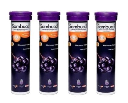 Sambucol Plus Karamürverli Yetişkin Vitamin 4x15 Tablet