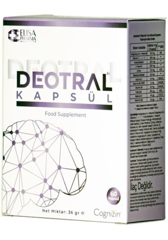 Deotral Vitamin Ve Mineral Aromasız Yetişkin Vitamin 60 Kapsül