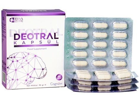 Deotral Vitamin Ve Mineral Aromasız Yetişkin Vitamin 60 Kapsül