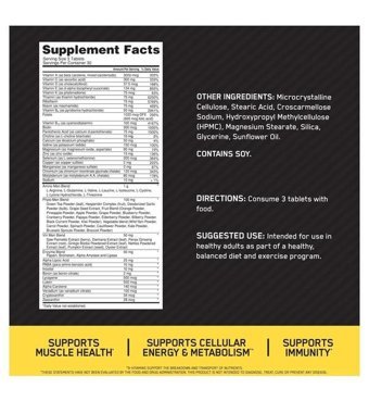 Optimum Nutrition Nutrition Opti-Men Aromasız Yetişkin Vitamin 90 Tablet