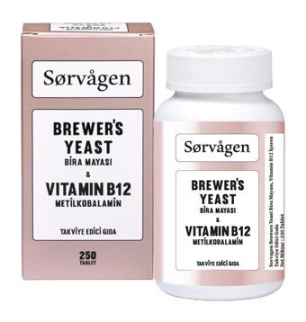 Sorvagen Brewer'S Yeast Vitamin B12 Aromasız Yetişkin Vitamin 250 Tablet