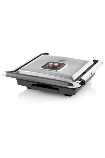 Arzum AR2022 4 Dilim Döküm Çıkartılabilir Plaka Çift Taraflı 2000 W Izgaralı inox Tost Makinesi