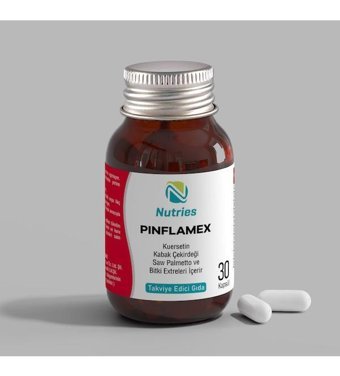 Nutries Pinflamex Aromasız Yetişkin Vitamin 30 Kapsül