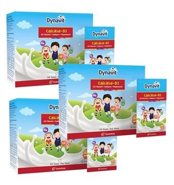 Dynavit Calcikid Portakallı Çocuk Vitamin 3x30 Şase