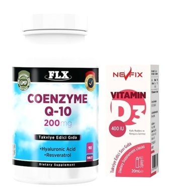 Nevfix Koenzim Q10 Aromasız Yetişkin Vitamin 90 Tablet