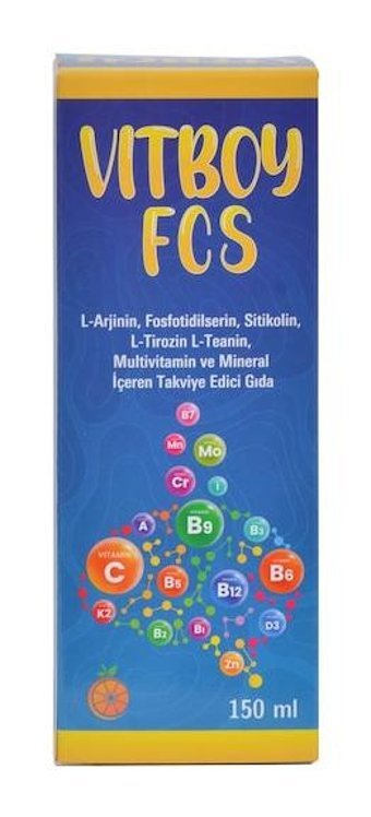 Vitboy Fcs Multivitamin Mineral Aromasız Yetişkin Vitamin 150 ml