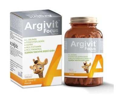 Argivit Focus Aromasız Çocuk Vitamin 30 Tablet