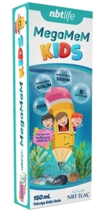 Nbt Life Megamem Kids Bitki Ekstralar Çocuk Vitamin 150 ml