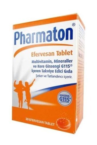 Pharmaton Vitality Aromalı Yetişkin Vitamin 20 Tablet