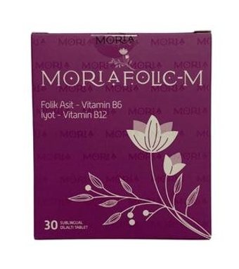 Moria Folik Asit İçeren Takviye Edici Gıda Aromasız Yetişkin Vitamin 30 Tablet