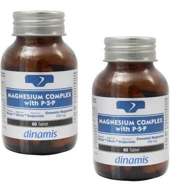 Dinamis Magnesium Complex With P-5-P Aromasız Yetişkin Vitamin 60 Tablet