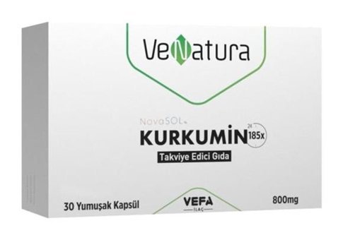 Venatura Kurkumin Aromasız Yetişkin Vitamin 60 Kapsül