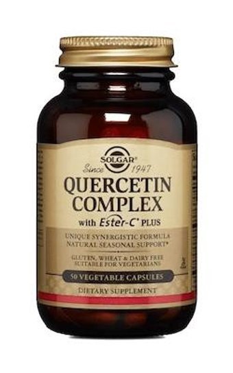 Solgar Quercetin Complex Ester C Plus Aromasız Yetişkin Vitamin 50 Tablet