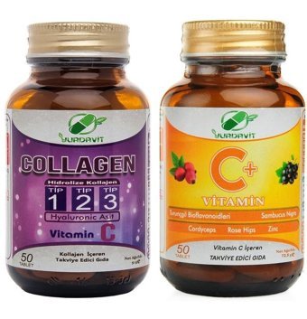 Hidrolize Collagen Aromasız Yetişkin Vitamin 2x50 Tablet
