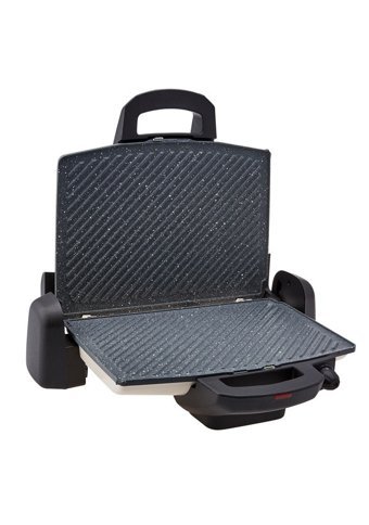 Emsan Magic Pro 6 Dilim Granit Çıkartılabilir Plaka Tek Yönlü 1800 W Izgaralı Krem Tost Makinesi